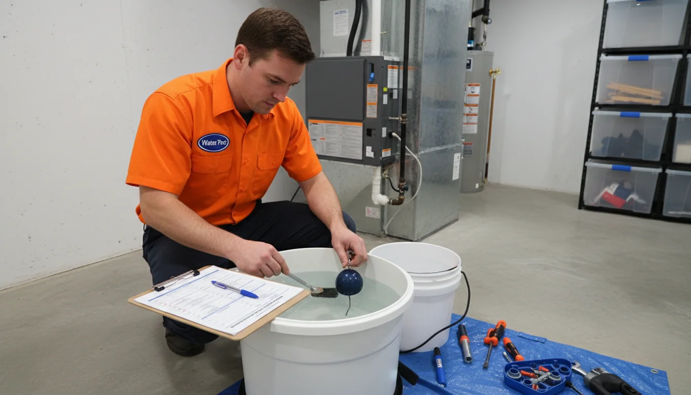 Sump pump maintenance