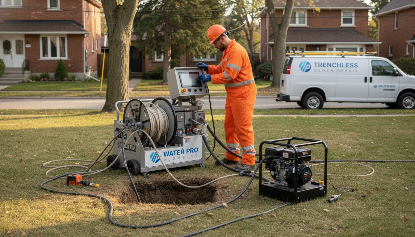 Trenchless sewer repair