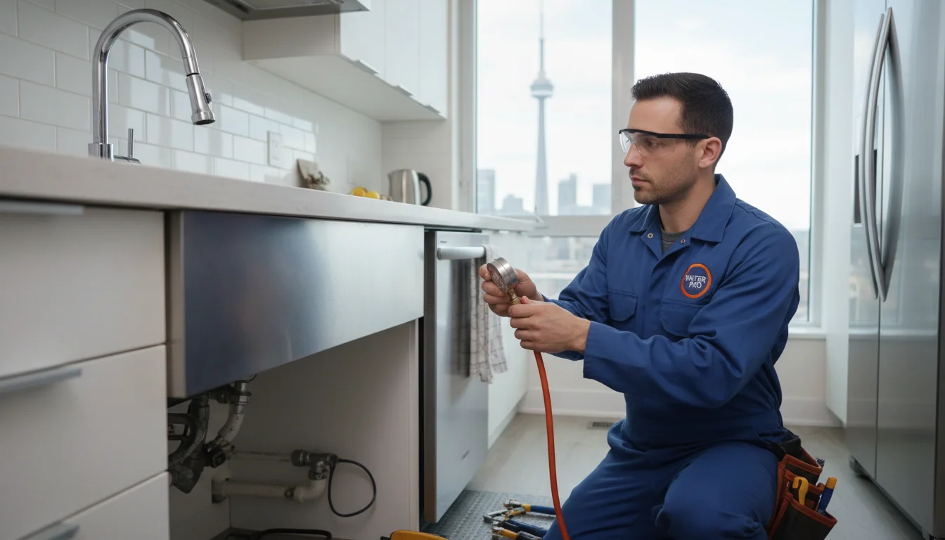 Water line damage signs