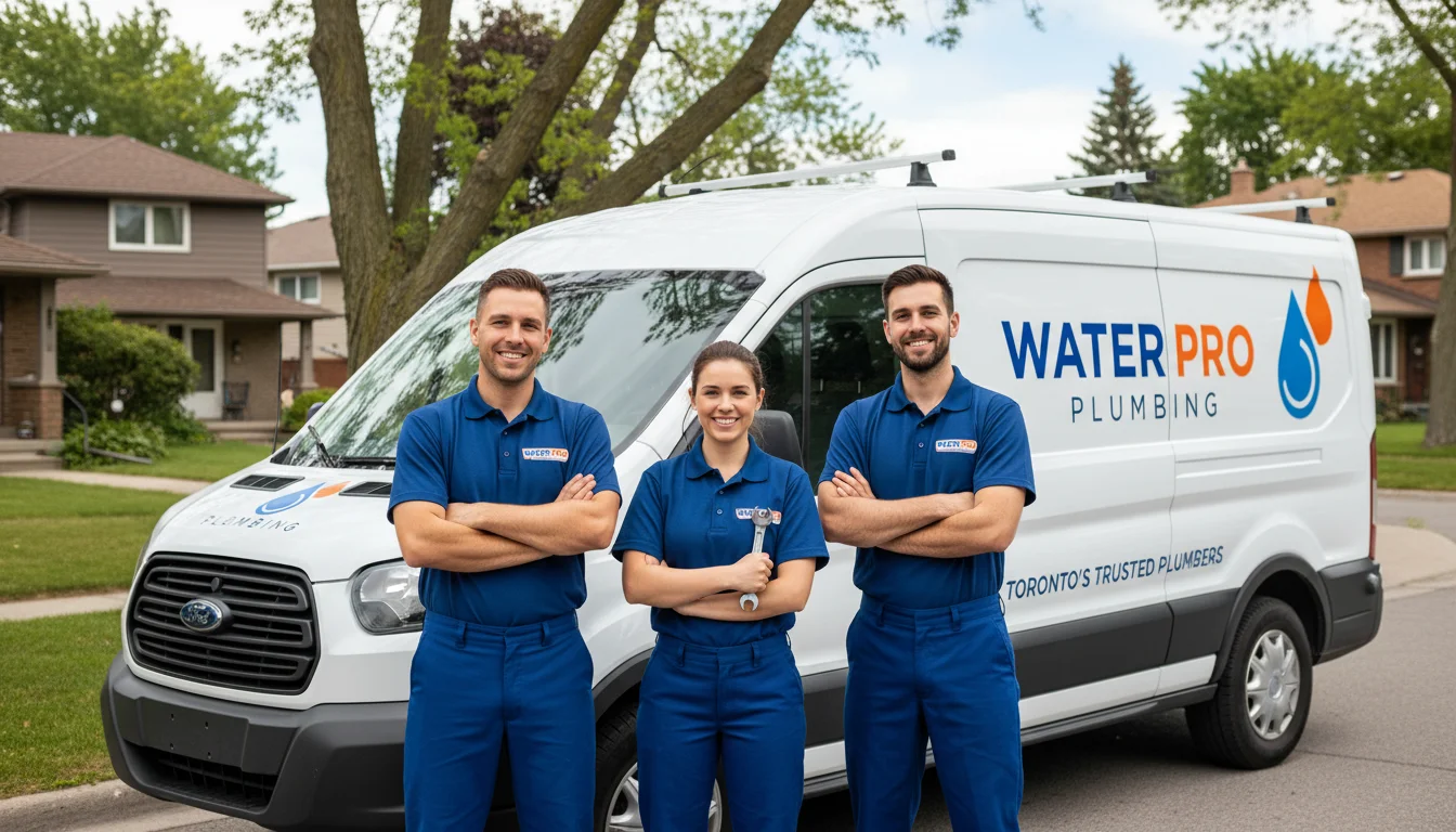 Water Pro licensed plumbing team in Toronto
